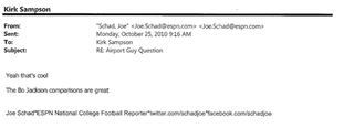 Illustration for article titled "Am I Sick? Are We All Sick?": Overwrought Things The Media Wrote To Auburn's PR Guy During Cam Newton's Wild 2010 Season